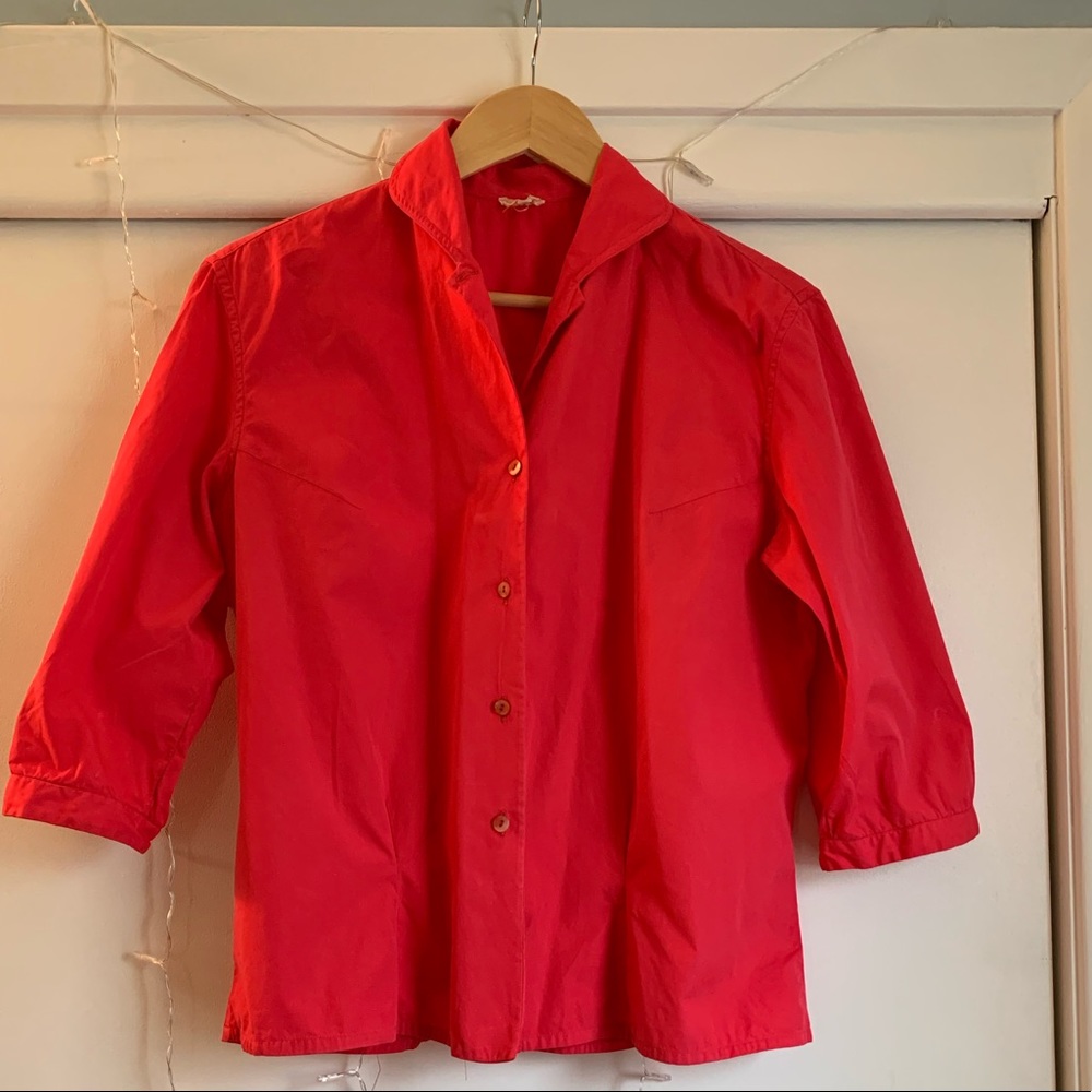 Bonwitt Teller Vintage Bright Pink Blouse